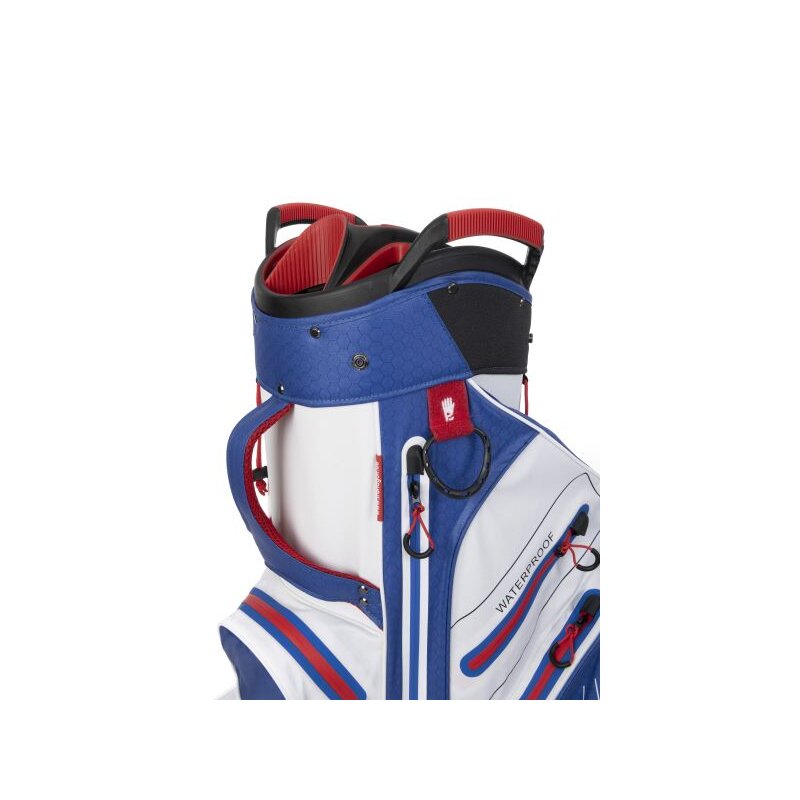 Golfbag trendGOLF Rainline Pro wasserdicht weiß/blau/rot  Trendgolf   