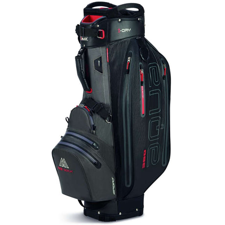 Big Max 2024 Aqua Sport 360 Waterproof Cartbag Big Max Dunkelgrau / Schwarz / Rot