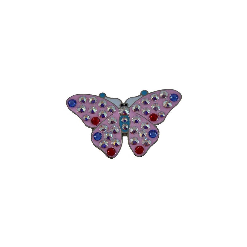 navica CL006-102/103/104 Crystal Ballmarker - Butterfly (front)  navica USA Inc rosa  