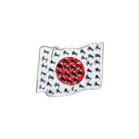 navica CL006-65 Crystal Ballmarker - Flag Japan  navica USA Inc   