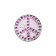 navica Crystal Ballmarker - Peace  navica USA Inc pink - CL006-08  