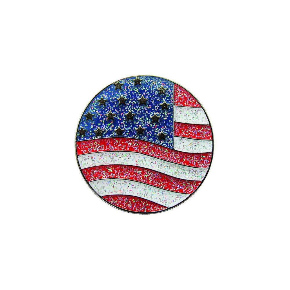 navica CL004-19 Glitzy Ballmarker - American Flag  navica USA Inc   