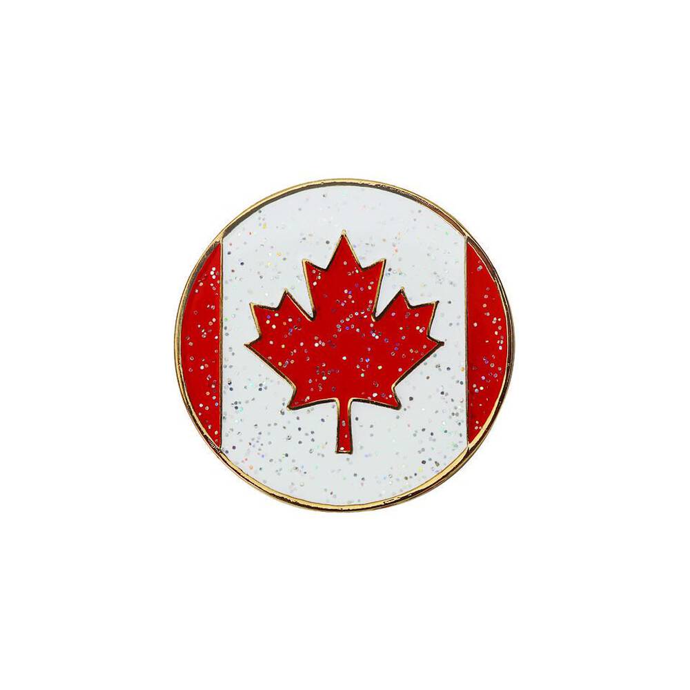 navica CL004-20 Glitzy Ballmarker - Canadian Flag  navica USA Inc   