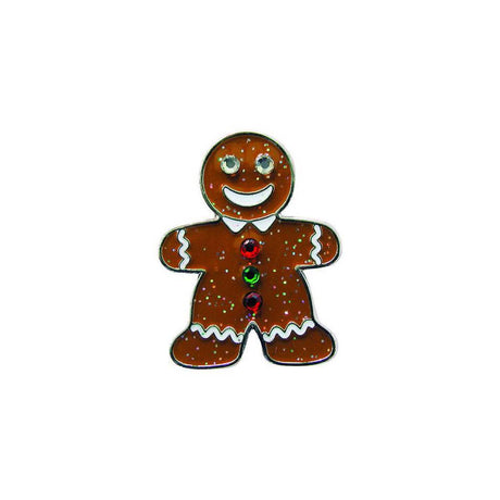 navica CL004-36 Glitzy Ballmarker - Xmas Gingerbread  navica USA Inc   