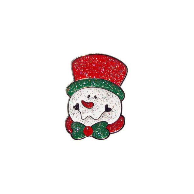 navica CL004-34 Glitzy Ballmarker - Xmas Snowman  navica USA Inc   