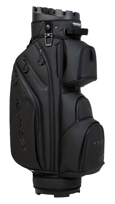 Haicaddy Deluxe Organizer Golfbag mit Magnettasche  Tourmade Black-Black  